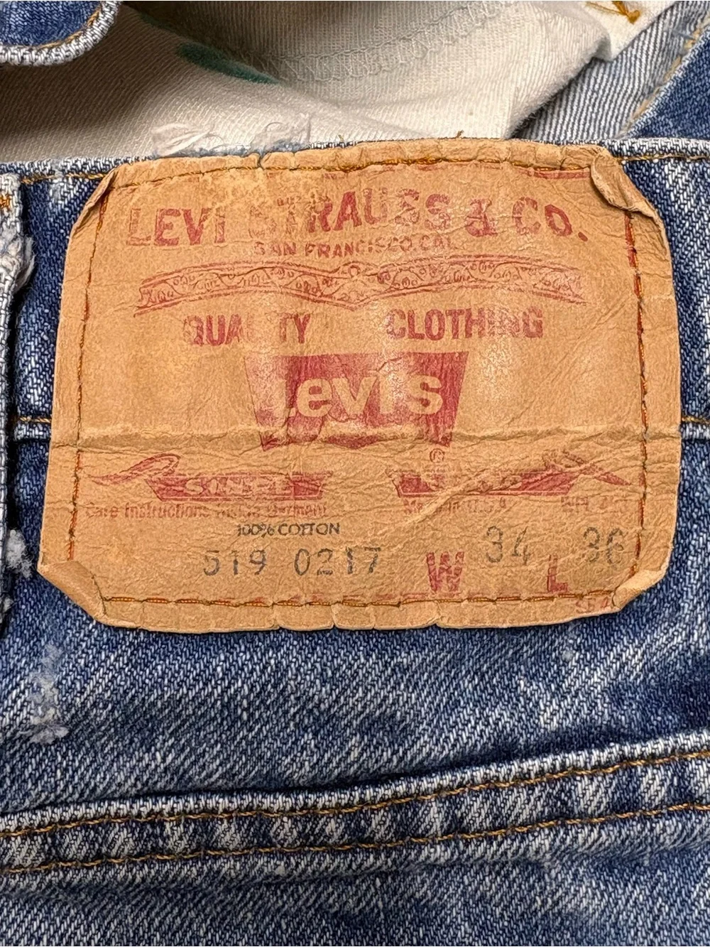 Levi's Straight-Leg Men's Jeans in Washed Blue